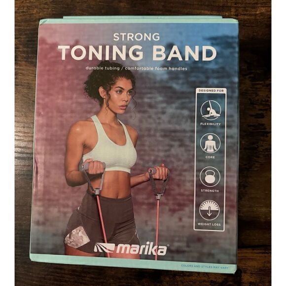 Marika Sculpting Strong Toning Exercise Resistance Band - Coral - New in box - Picture 3 of 4